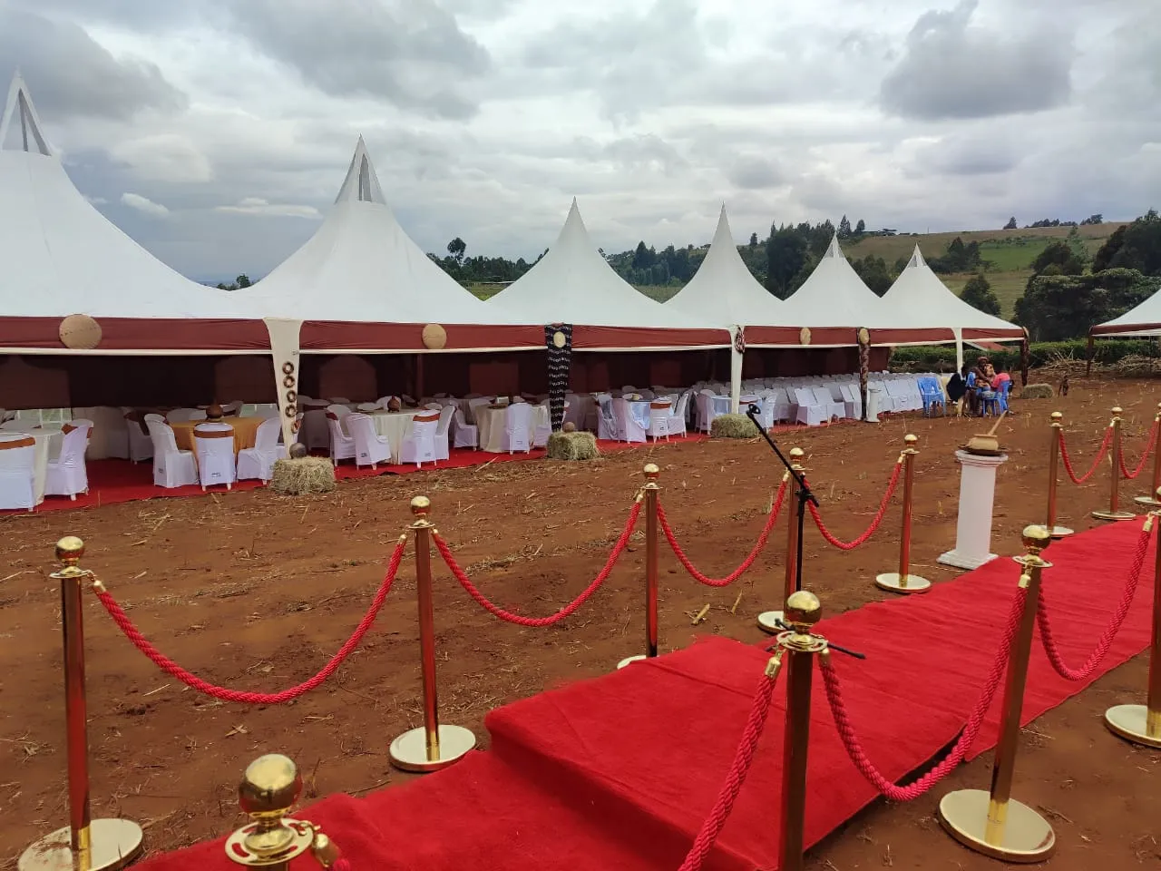 Event Tent Setup