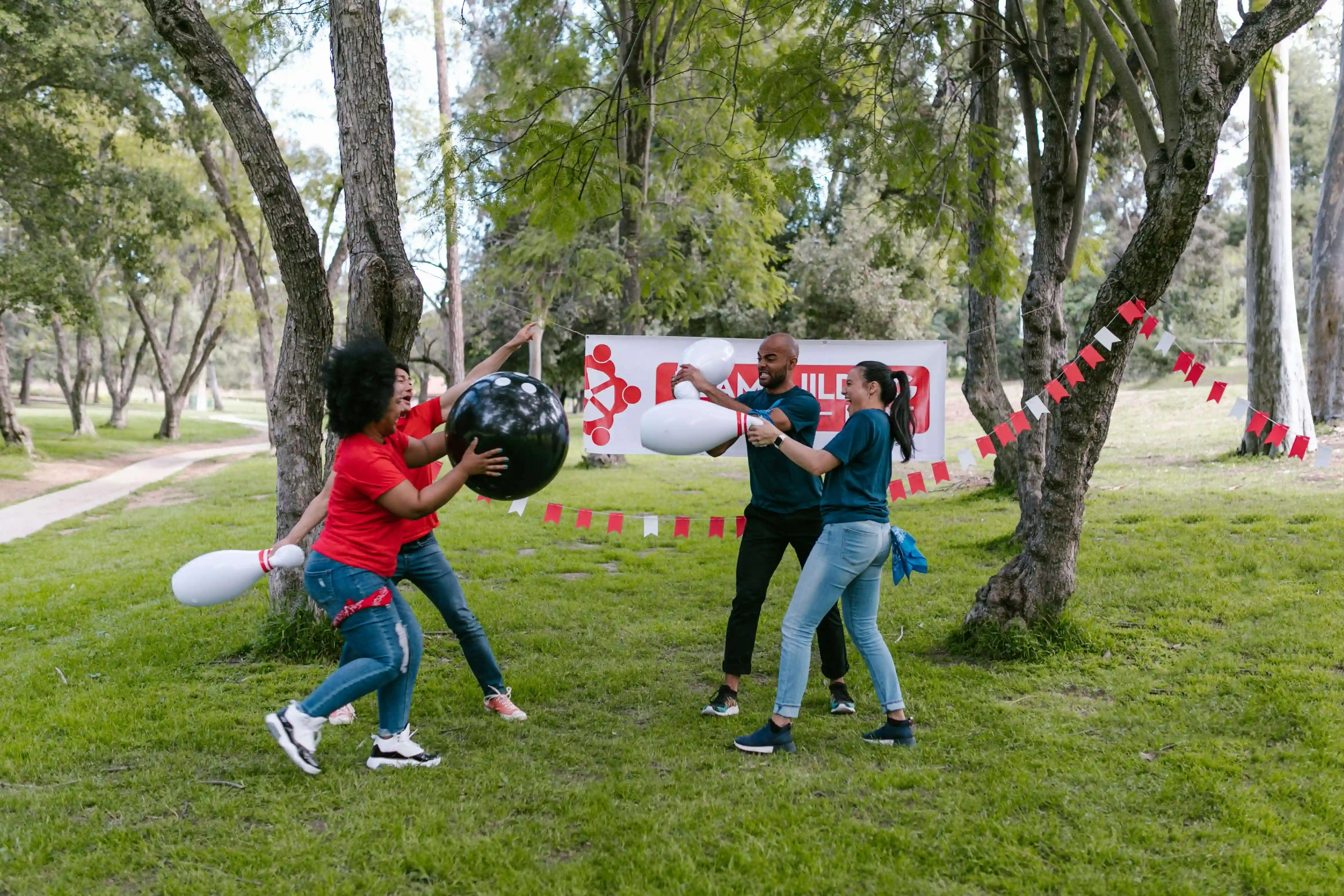 Corporate team building activities and event branding services in Nakuru