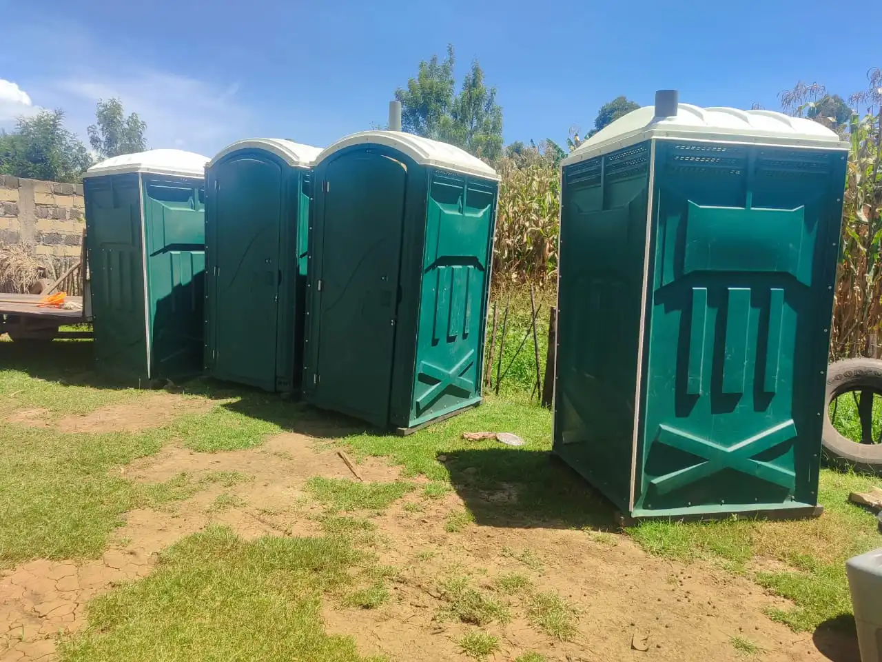 Clean Toilet Setup