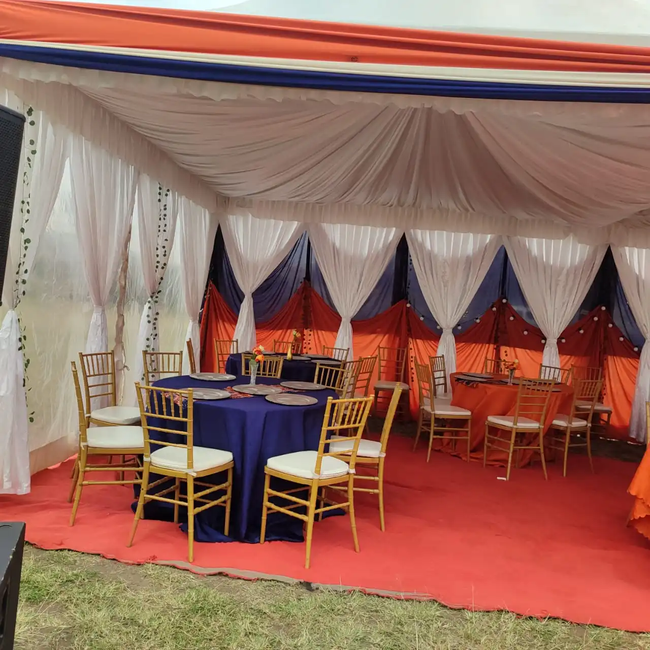 Wedding party setup and coordination services in Nakuru Kenya