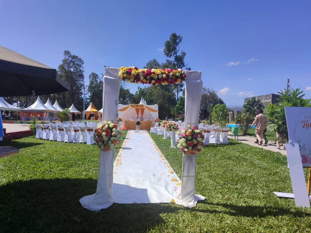 Wedding setup and decoration services by professional event planners in Nakuru